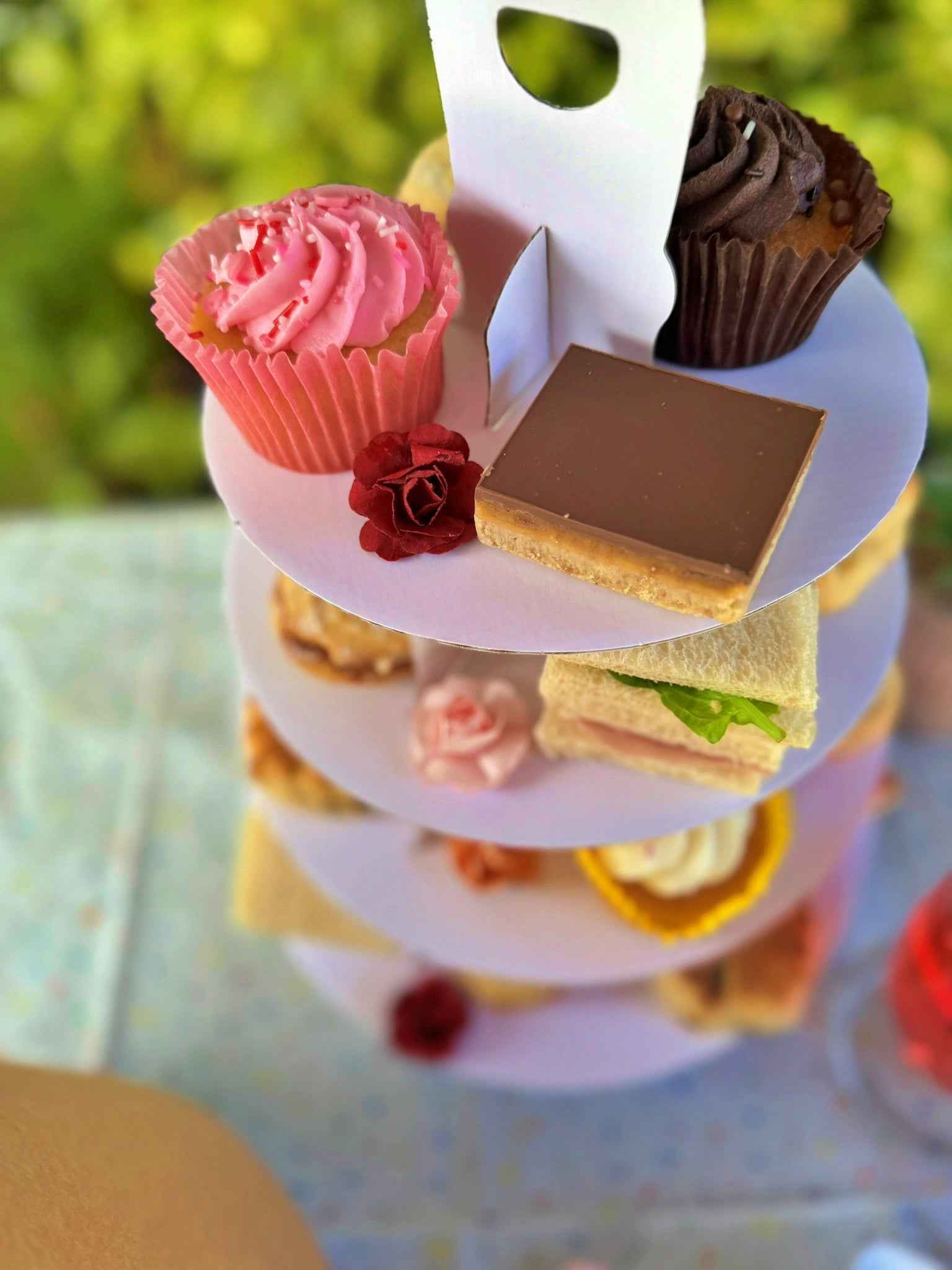 10 x Happy Birthday Afternoon Tea Stands - 4 Tier