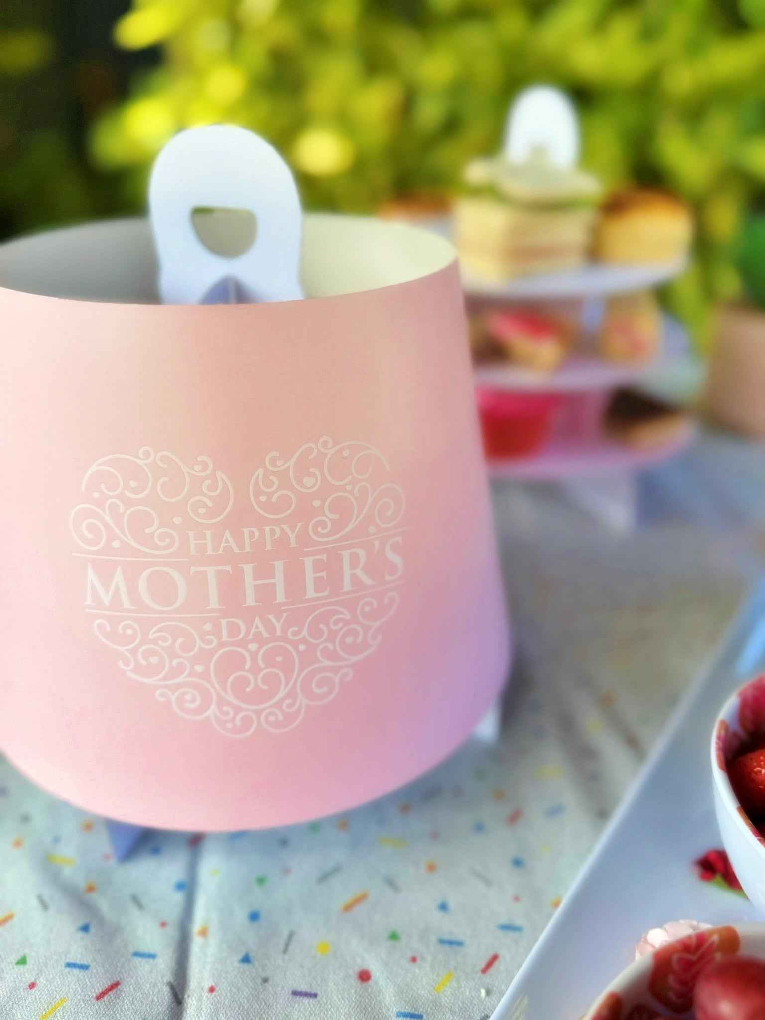 10 x Happy Mothers Day Afternoon Tea Caddies - 3 Tier